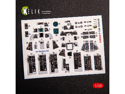 F-14a Tomcat Late - Interior 3d Decals For Tamiya Kit - zdjęcie 2