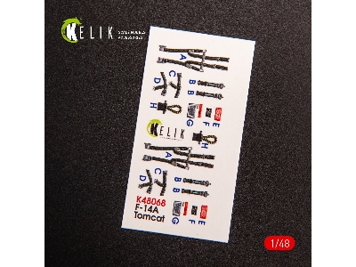 F-14a Tomcat Late - Interior 3d Decals For Tamiya Kit - zdjęcie 3