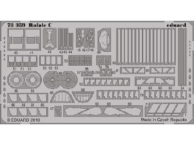  Rafale C 1/72 - Hobby Boss - blaszki - zdjęcie 1