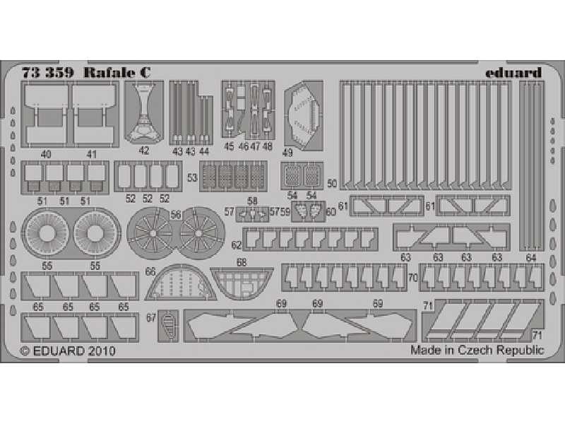 Rafale C 1/72 - Hobby Boss - blaszki - zdjęcie 1 Rafale C 1/72 - Hobby Boss - blaszki - zdjęcie 1