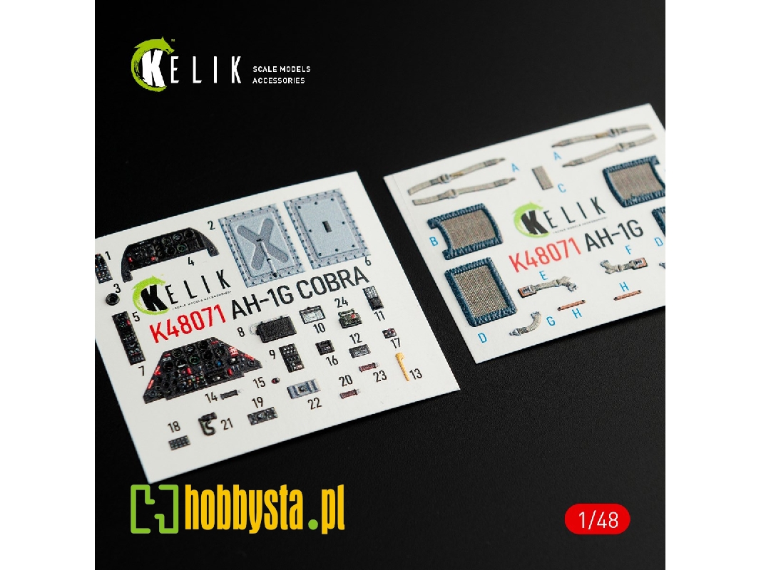 Ah-1g Interior 3d Decals For Icm/Specialhobby Kit - zdjęcie 1 Ah-1g Interior 3d Decals For Icm/Specialhobby Kit - zdjęcie 1