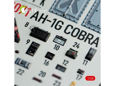 Ah-1g Interior 3d Decals For Icm/Specialhobby Kit - zdjęcie 5