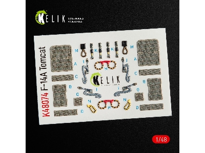 F-14a Tomcat Interior 3d Decals For Italeri Kit - zdjęcie 3