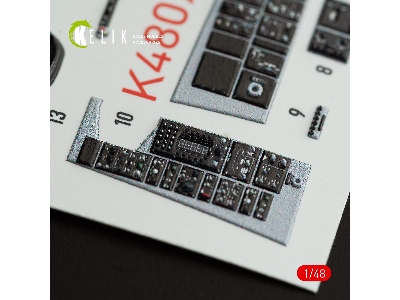 F-14a Tomcat Interior 3d Decals For Italeri Kit - zdjęcie 8