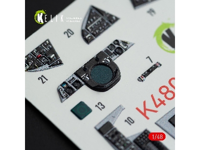 F-14a Tomcat Interior 3d Decals For Italeri Kit - zdjęcie 9