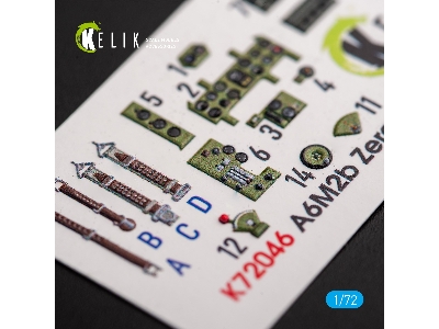 A6m2b Zero - Interior 3d Decals For Tamiya Kit - zdjęcie 4