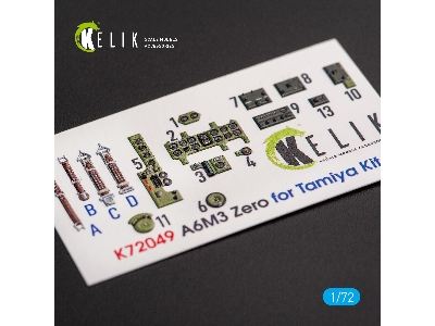 A6m3 Zero Interior - 3d Decals For Tamiya Kit - zdjęcie 2