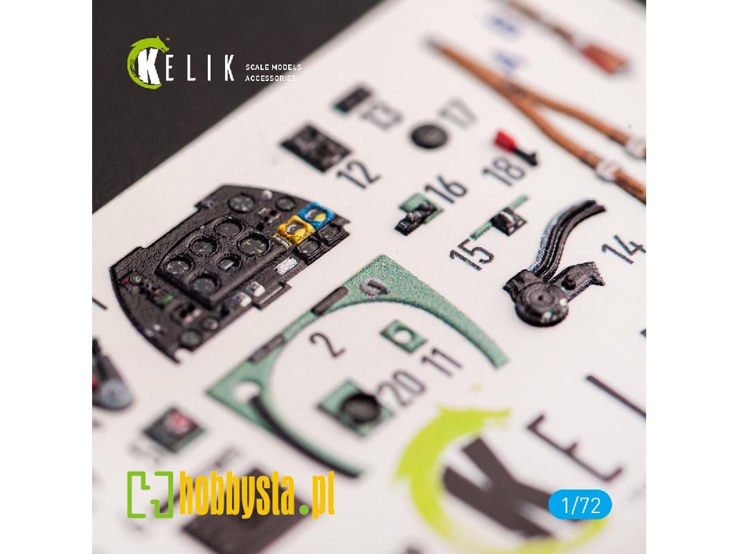 Spitfire F.Mk.22 - Interior 3d Decals For Airfix Kit - zdjęcie 1