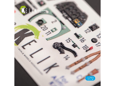 Spitfire F.Mk.22 - Interior 3d Decals For Airfix Kit - zdjęcie 3
