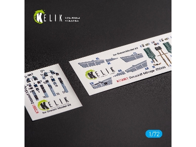 Mirage 2000n - Interior 3d Decals For Dream Model Kit - zdjęcie 1