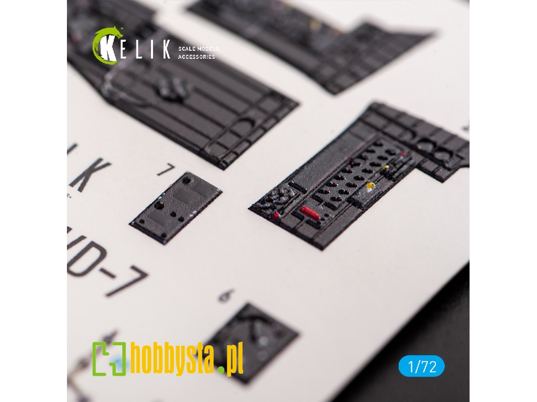 Junkers Ju 87d-3n/D-7 - Interior 3d Decals For Fujimi/Hobby 2000 Kit - zdjęcie 1