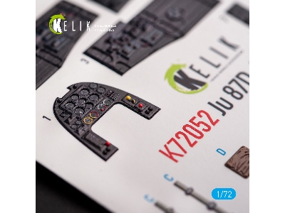 Junkers Ju 87d-3n/D-7 - Interior 3d Decals For Fujimi/Hobby 2000 Kit - zdjęcie 3
