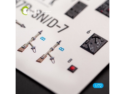 Junkers Ju 87d-3n/D-7 - Interior 3d Decals For Fujimi/Hobby 2000 Kit - zdjęcie 4