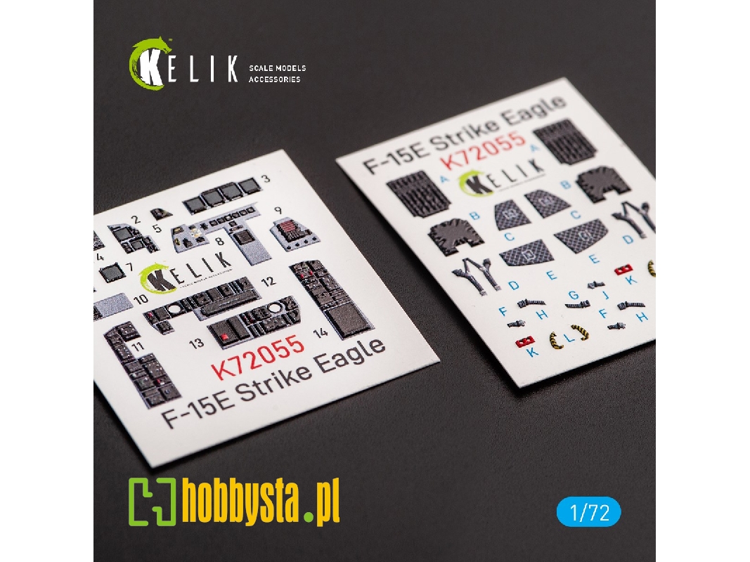 F-15e Strike Eagle - Interior 3d Decals For Revell Kit - zdjęcie 1 F-15e Strike Eagle - Interior 3d Decals For Revell Kit - zdjęcie 1