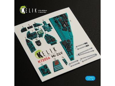 Mi-24v Interior 3d Decals For Hobbyboss Kit - zdjęcie 2