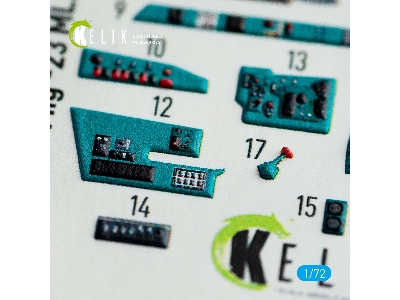 Mig-23 Ml/Mla Interior 3d Decals For Clearprop Kit - zdjęcie 4
