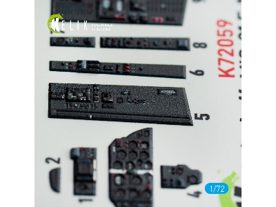 Mig-21 F-13 Interior 3d Decals For Revell Kit - zdjęcie 3
