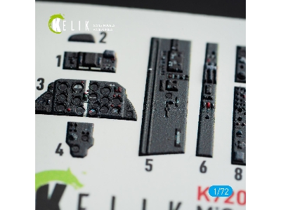Mig-21 F-13 Interior 3d Decals For Revell Kit - zdjęcie 4