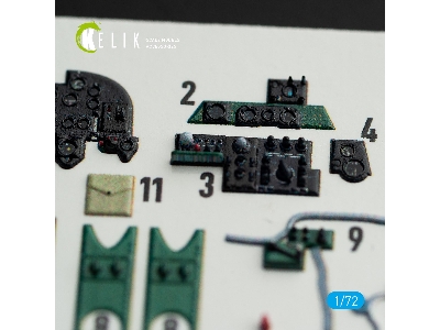 M6a1 Seiran Interior 3d Decals For Tamiya Kit - zdjęcie 5