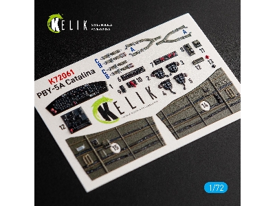 Pby-5a Catalina Interior 3d Decals For Tamiya Kit - zdjęcie 2