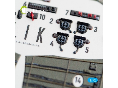 Pby-5a Catalina Interior 3d Decals For Tamiya Kit - zdjęcie 3