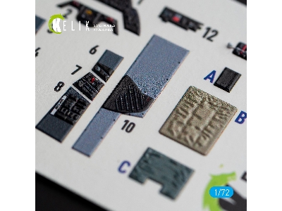 A1h Skyraider Interior 3d Decals For Hasegawa Kit - zdjęcie 3