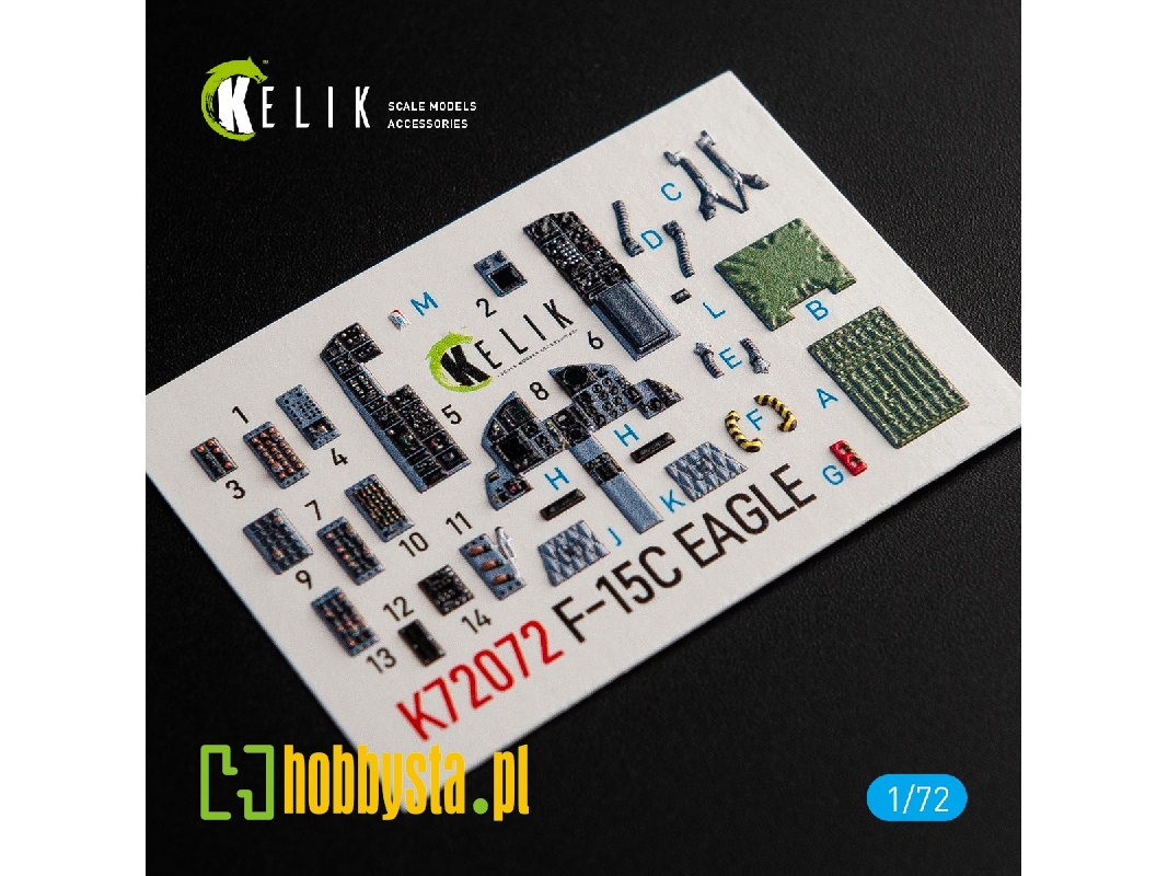 F-15c Strike Eagle Interior 3d Decals For Hasegawa Kit - zdjęcie 1 F-15c Strike Eagle Interior 3d Decals For Hasegawa Kit - zdjęcie 1
