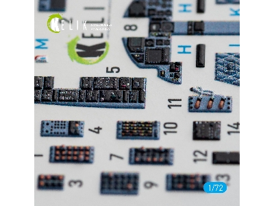 F-15c Strike Eagle Interior 3d Decals For Hasegawa Kit - zdjęcie 3