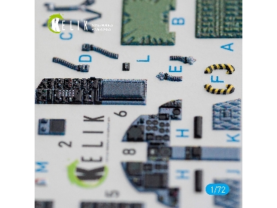 F-15c Strike Eagle Interior 3d Decals For Hasegawa Kit - zdjęcie 5