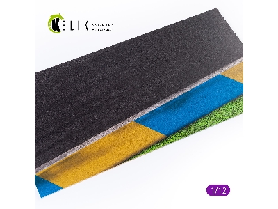 Asphalt Road Moto Race Track Type 1 Base - Acrylic 3mm (180mm X 357mm) - zdjęcie 1