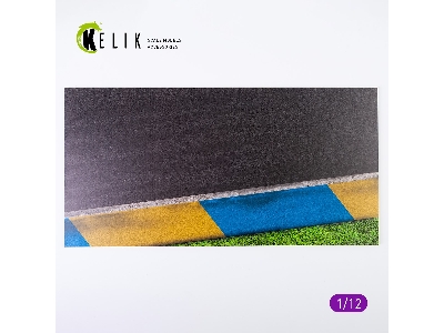 Asphalt Road Moto Race Track Type 1 Base - Acrylic 3mm (180mm X 357mm) - zdjęcie 2