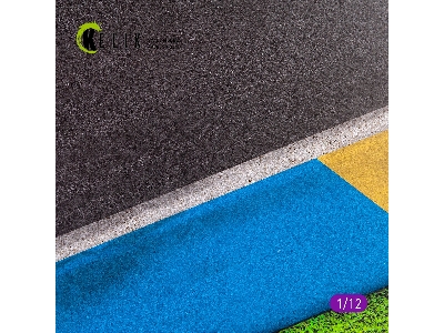 Asphalt Road Moto Race Track Type 1 Base - Acrylic 3mm (180mm X 357mm) - zdjęcie 4