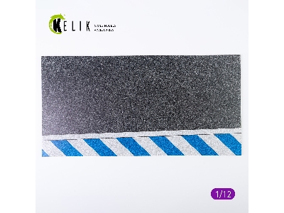 Asphalt Road Moto Race Track Type 2 Base - Acrylic 3mm (180mm X 357mm) - zdjęcie 2