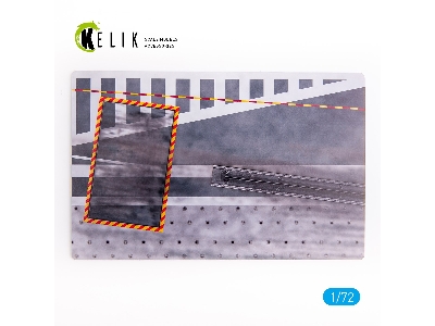 Charles De Gaulle Deck Base - Acrylic 3mm (280mm X 180mm) (170g) - zdjęcie 2