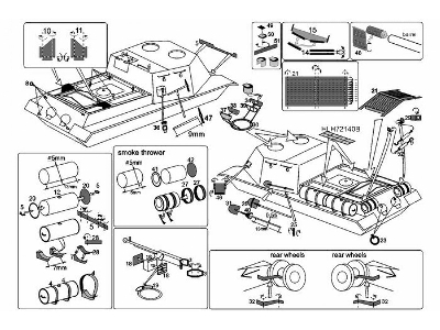 Isu-152 And Isu-122 - Pe Parts (For Pst Kit) - zdjęcie 2