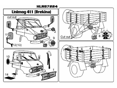 Mb Unimog 411 (For Brekina) - zdjęcie 3