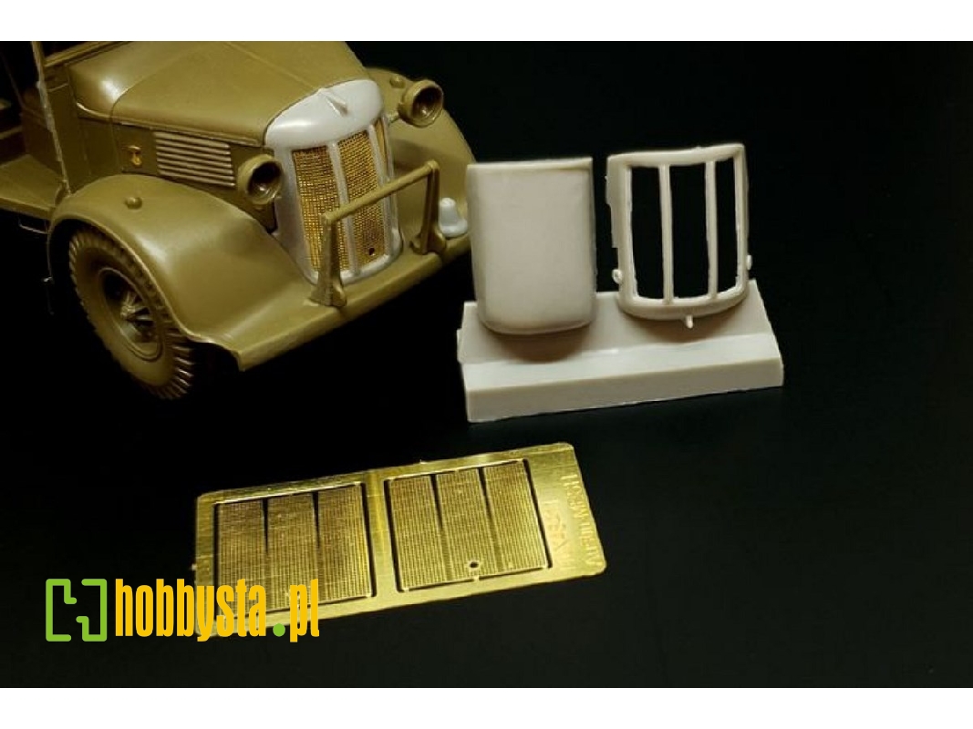 British 2-ton 4x2 Ambulance (Austin K2) - Front Grill (For Tamiya Kits) - zdjęcie 1