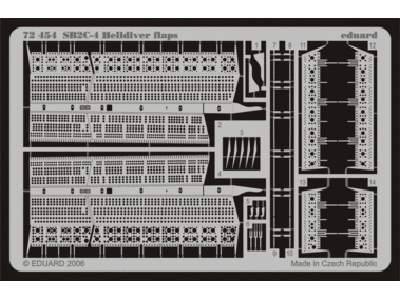  SB2C-4 landing flaps 1/72 - Academy Minicraft - blaszki - zdjęcie 1