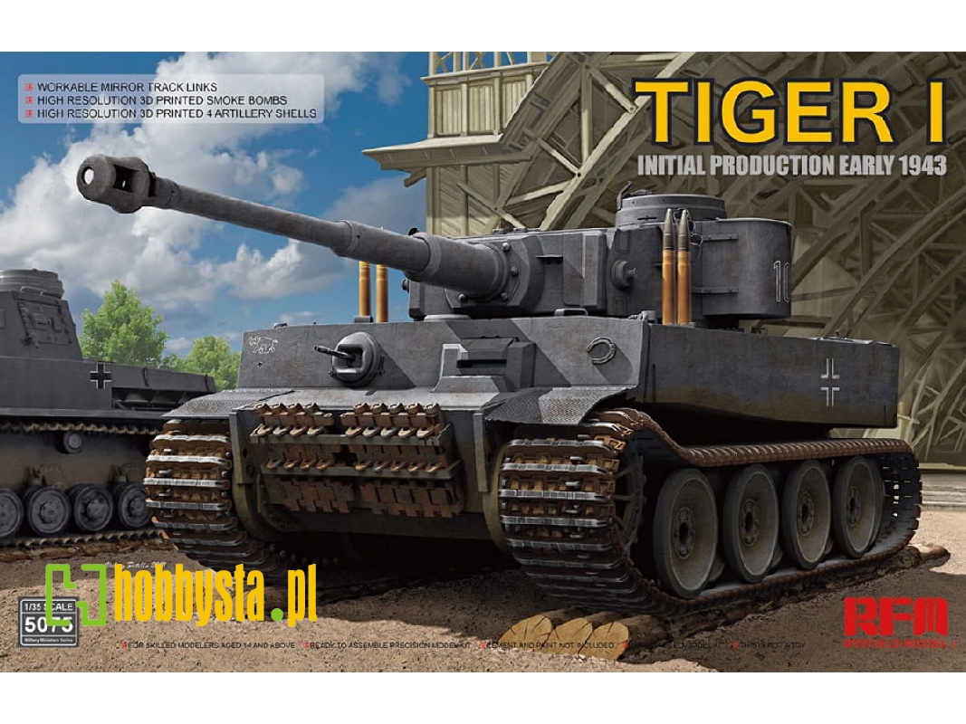 Tiger I - producja początkowa 1943 - BRAK ELEMENTU - zdjęcie 1 Tiger I - producja początkowa 1943 - BRAK ELEMENTU - zdjęcie 1