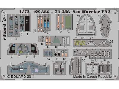  Sea Harrier FA2 S. A. 1/72 - Airfix - blaszki - zdjęcie 2