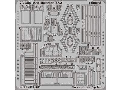  Sea Harrier FA2 S. A. 1/72 - Airfix - blaszki - zdjęcie 3