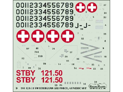 F/A-18c/D Switzerland Air Force, Generic Set - zdjęcie 1