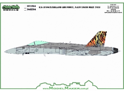 F/A-18c Switzerland Air Force, Nato Tiger Meet 2023 - zdjęcie 2