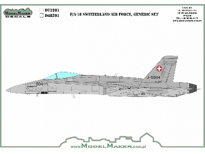 F/A-18c/D Switzerland Air Force, Generic Set - zdjęcie 2