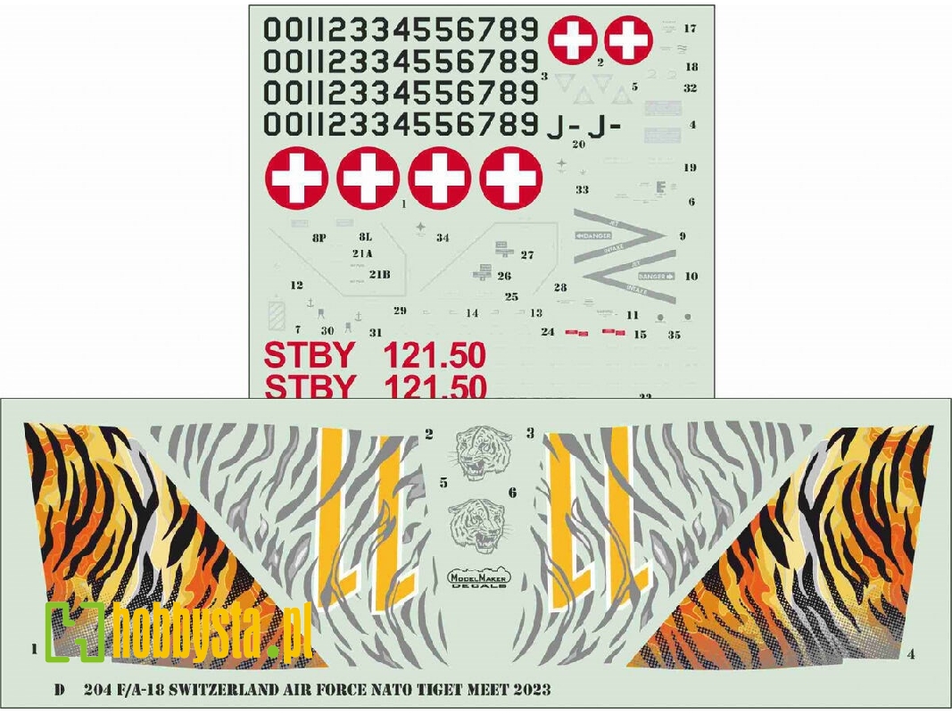 F/A-18c Switzerland Air Force, Nato Tiger Meet 2023 - zdjęcie 1 F/A-18c Switzerland Air Force, Nato Tiger Meet 2023 - zdjęcie 1