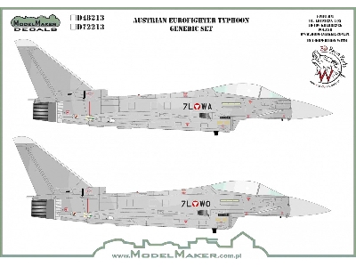 Austrian Eurofighter Typhoon, Generic Set - zdjęcie 2
