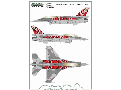 Polish F-16d Ntm 2013 'red Livery' - zdjęcie 1