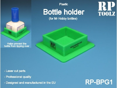 Single Plastic Holder For Gunze Bottles (Green) - zdjęcie 2