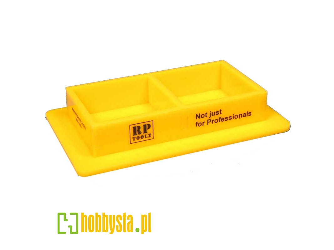 Double Plastic Holder For Tamiya Bottles (Yellow) - zdjęcie 1 Double Plastic Holder For Tamiya Bottles (Yellow) - zdjęcie 1