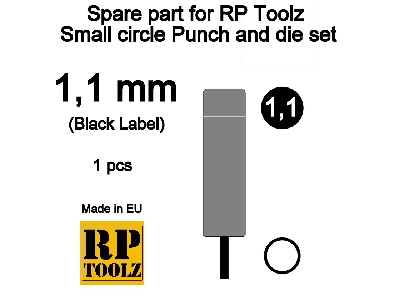 Spare Part For Rp Toolz Small Circle Punch And Die Set 1,1 - zdjęcie 1